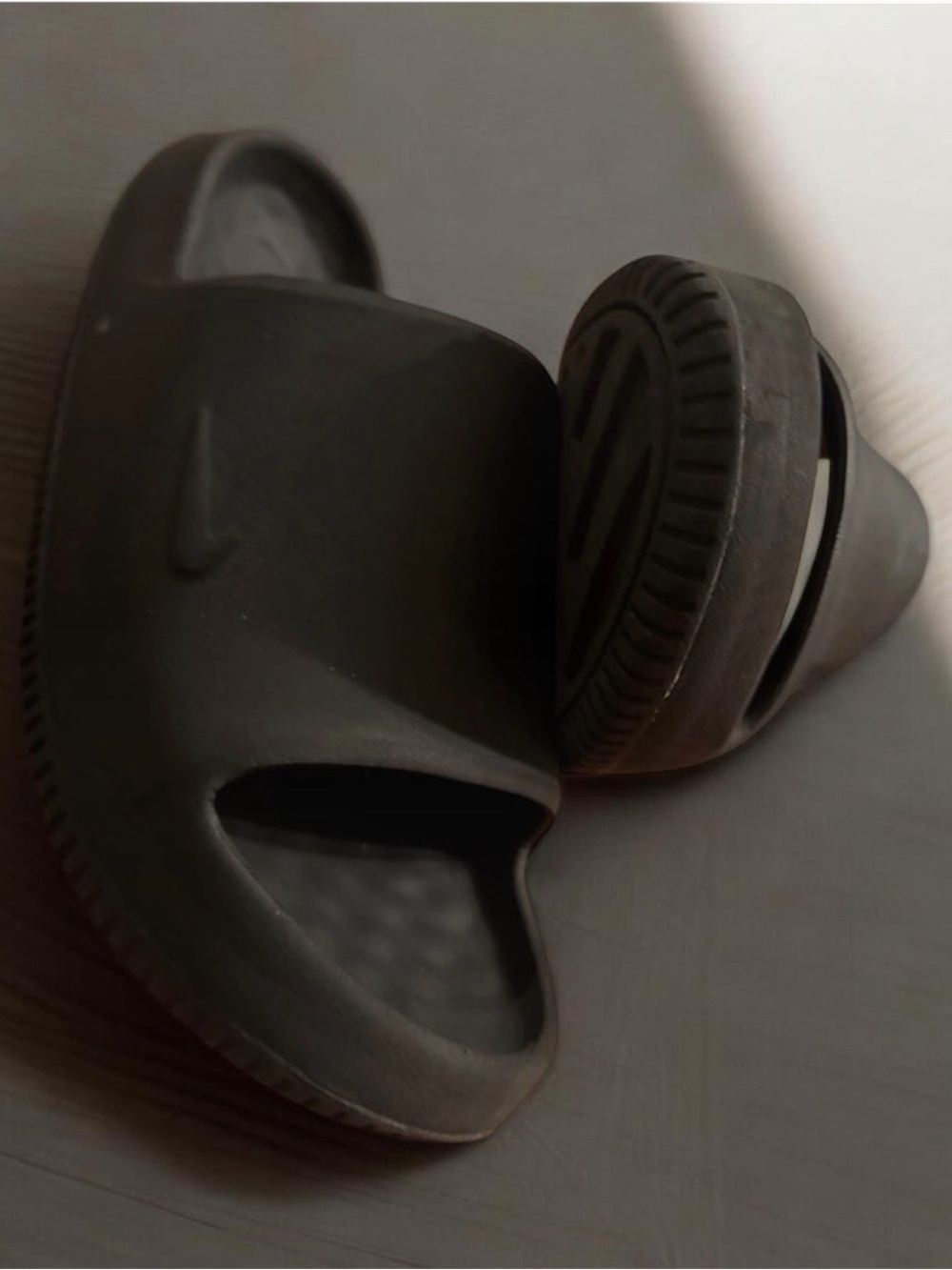 Nike Men’s Slide Sandals in Charcoal Black